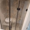 Prysznic ze składanymi drzwiami podwójnymi GDEL.