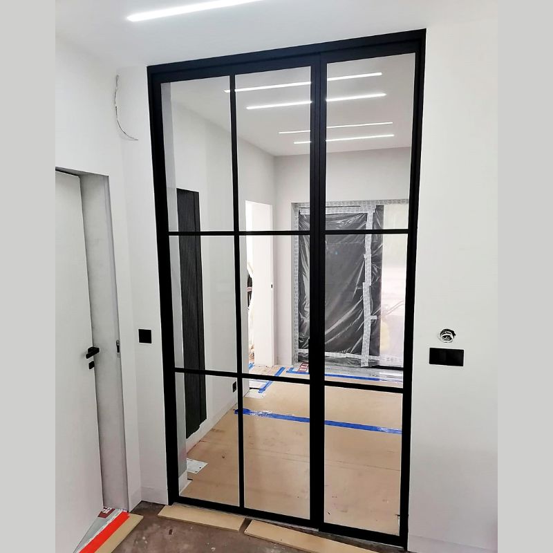 Drzwi loftowe wysokość 270 cm w nowoczesnym wnętrzu