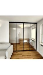 Drzwi przesuwne zsuwane w jedną stronę – widok frontowy