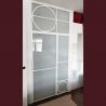 drzwi loft mleczne szkło