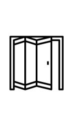 Drzwi loftowe harmonijkowe na wymiar z pracowni GDEL