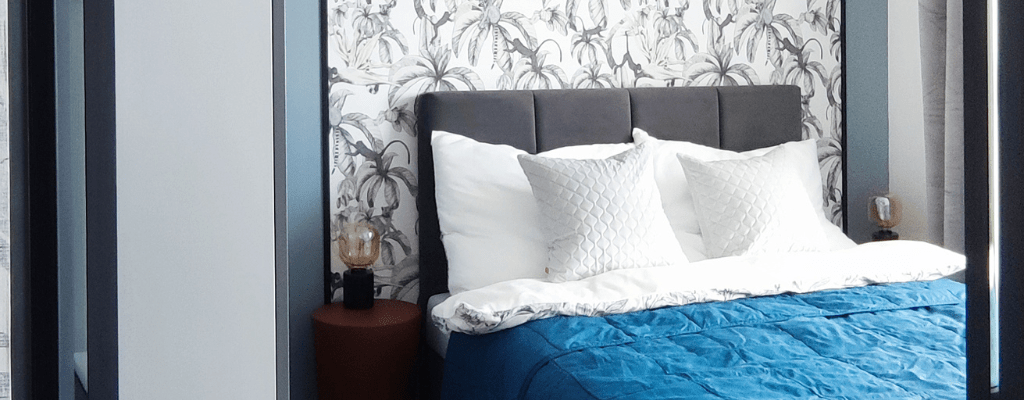 Sypialnia w stylu soft loft